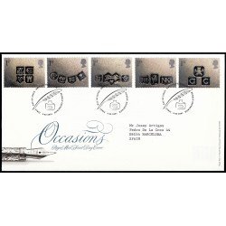 Gran Bretaña 2221/25 2001 SPD FDC Sellos para Eventos Particulares Sobre primer día Gran Bretaña 2221/25 2001 SPD FDC Sellos para Eventos Particulares Sobre primer día