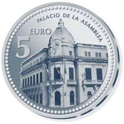 España Spain 2010 5 euros Capitales de provincia Ceuta Plata Ag España Spain 2010 5 euros Capitales de provincia Ceuta Plata Ag