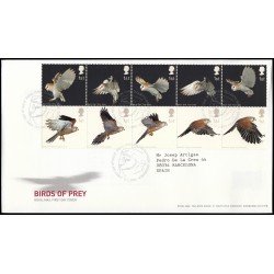 Gran Bretaña 2393/02 2003 SPD FDC Fauna Rapaces Sobre primer día Gran Bretaña 2393/02 2003 SPD FDC Fauna Rapaces Sobre primer día
