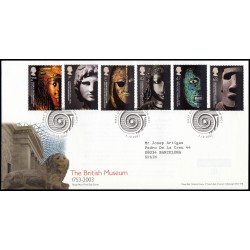 Gran Bretaña 2480/85 2003 SPD FDC 250 Años del British Museum Sobre primer día Gran Bretaña 2480/85 2003 SPD FDC 250 Años del British Museum Sobre primer día