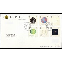Gran Bretaña 2274/79 2001 SPD FDC Centenario Premios Nobel Sobre primer día Gran Bretaña 2274/79 2001 SPD FDC Centenario Premios Nobel Sobre primer día