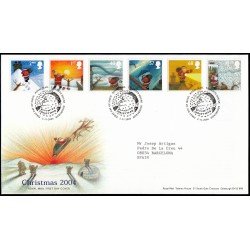 Gran Bretaña 2594/99 2004 SPD FDC Navidad Sobre primer día