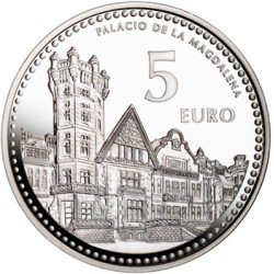 España Spain 2010 5 euros Capitales de provincia Santander Plata Ag España Spain 2010 5 euros Capitales de provincia Santander Plata Ag