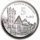 España Spain 2010 5 euros  Capitales de provincia Santander Plata Ag