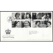 Gran Bretaña 2742/49 2006 SPD FDC Personajes 80 Aniversario de S.M. la Reina Isabel II Sobre primer día