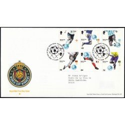 Gran Bretaña 2762/67 2006 SPD FDC Copa del Mundo de Fútbol 2006 Sobre primer día Gran Bretaña 2762/67 2006 SPD FDC Copa del Mundo de Fútbol 2006 Sobre primer día