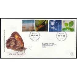 Gran Bretaña 2162/65 2000 SPD FDC Milenio Agua y Vida Sobre primer día Gran Bretaña 2162/65 2000 SPD FDC Milenio Agua y Vida Sobre primer día