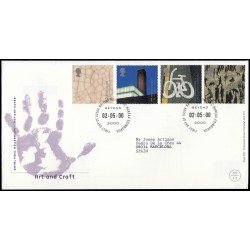 Gran Bretaña 2166/69 2000 SPD FDC Milenio Arte y Artesanía Sobre primer día Gran Bretaña 2166/69 2000 SPD FDC Milenio Arte y Artesanía Sobre primer día