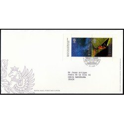 Gran Bretaña 2186 2000 SPD FDC Milenio Centro Espacial Nacional y Zoo de Londres Sobre primer día Gran Bretaña 2186 2000 SPD FDC Milenio Centro Espacial Nacional y Zoo de Londres Sobre primer día