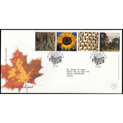 Gran Bretaña 2191/94 2000 SPD FDC Milenio Arbol y Hoja Sobre primer día Gran Bretaña 2191/94 2000 SPD FDC Milenio Arbol y Hoja Sobre primer día