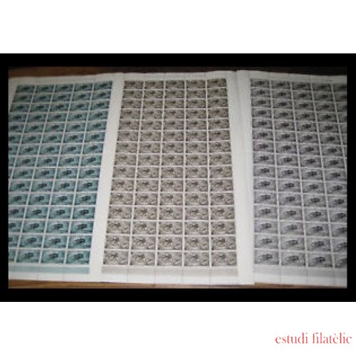 Rio Muni 63/65 1965 En hojas completas de 75 sellos MNH 
