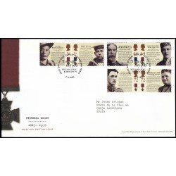 Gran Bretaña 2794/99 2006 SPD FDC 150 Años de la Victoria Cross Sobre primer día Gran Bretaña 2794/99 2006 SPD FDC 150 Años de la Victoria Cross Sobre primer día