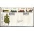 Gran Bretaña 760/63 1975 SPD FDC 150 Años Primer Tren Público Sobre primer día