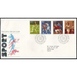 Gran Bretaña 955/58 1980 SPD FDC Centenario Instituciones Deportivas Británicas Gran Bretaña 955/58 1980 SPD FDC Centenario Instituciones Deportivas Británicas