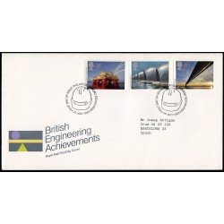 Gran Bretaña 1091/93 1983 SPD FDC Europa Sobre primer día Gran Bretaña 1091/93 1983 SPD FDC Europa Sobre primer día