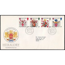 Gran Bretaña 1113/16 1984 SPD FDC 500 Años Envío de una Carta Ricardo III Sobre primer día