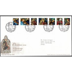 Gran Bretaña 3209/15 2009 SPD FDC Navidad Sobre primer día Gran Bretaña 3209/15 2009 SPD FDC Navidad Sobre primer día
