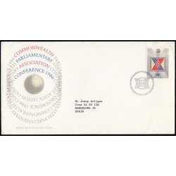 Gran Bretaña 1238 1986 SPD FDC Conferencia de la Asociación Parlamentaria de la Commonwealth Sobre primer día Gran Bretaña 1238 1986 SPD FDC Conferencia de la Asociación Parlamentaria de la Commonwealth Sobre primer día