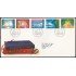 Gran Bretaña 1288/92 1987 SPD FDC Navidad Sobre primer día