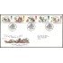 Gran Bretaña 1704/08 1993 SPD FDC Navidad Canción de Navidad Charles Dickens Sobre primer día