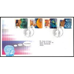 Gran Bretaña 1780/83 1994 SPD FDC Europa y los Descubrimientos Sobre primer día Gran Bretaña 1780/83 1994 SPD FDC Europa y los Descubrimientos Sobre primer día