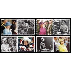 Gran Bretaña 3665/72 2012 60 Aniv. Coronación Reina Isabel II MNH Gran Bretaña 3665/72 2012 60 Aniv. Coronación Reina Isabel II MNH