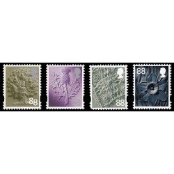 Gran Bretaña 3834/37 2013 Serie Regional MNH Gran Bretaña 3834/37 2013 Serie Regional MNH