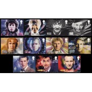 Gran Bretaña 3806/16 2013 Clásicos de la televisión 50 años serie Doctor Who MNH
