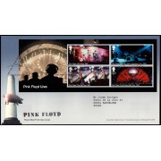 Gran Bretaña 4321/24 F4321 2016 SPD FDC Gigantes de la música Pink Floyd en directo Sobre primer día Tallents House  
