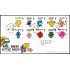 Gran Bretaña 4361/70 2016 SPD FDC 45 Aniv. Libros infantiles Mr.Men Little Miss Sobre primer día Cleckheaton