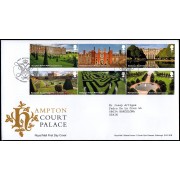 Gran Bretaña 4652/57 2018 SPD FDC Patrimonio Castillo de Hampton Court Sobre primer día East Molesey