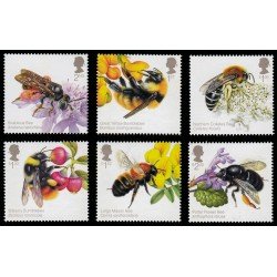 Gran Bretaña 4186/91 2015 Fauna Abejas MNH Gran Bretaña 4186/91 2015 Fauna Abejas MNH
