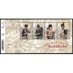 Gran Bretaña 4176/79 F4176a 2015 200 Aniv. Batalla de Waterloo Hoja MNH Gran Bretaña 4176/79 F4176a 2015 200 Aniv. Batalla de Waterloo Hoja MNH