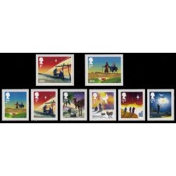 Gran Bretaña 4233/40 2015 Navidad Autoadhesivos MNH Gran Bretaña 4233/40 2015 Navidad Autoadhesivos MNH