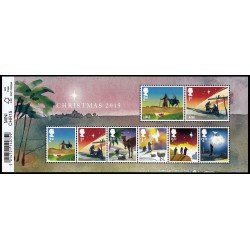 Gran Bretaña 4225/32 F4225 2015 Navidad Hoja MNH Gran Bretaña 4225/32 F4225 2015 Navidad Hoja MNH