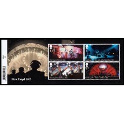 Gran Bretaña 4321/24 F4321 2016 Gigantes de la Música Pink Floyd Hoja MNH Gran Bretaña 4321/24 F4321 2016 Gigantes de la Música Pink Floyd Hoja MNH