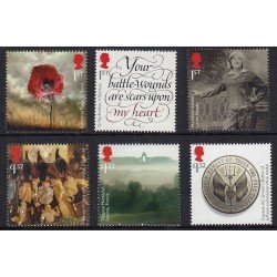 Gran Bretaña 4305/10 2016 Centenario de la Gran Guerra MNH Gran Bretaña 4305/10 2016 Centenario de la Gran Guerra MNH