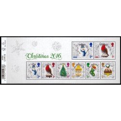 Gran Bretaña 4381/88 F4381 2016 Navidad Hoja MNH Gran Bretaña 4381/88 F4381 2016 Navidad Hoja MNH