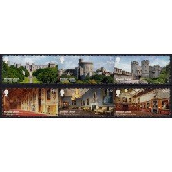 Gran Bretaña 4399/03 2017 Patrimonio Castillo de Windsor MNH Gran Bretaña 4399/03 2017 Patrimonio Castillo de Windsor MNH
