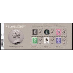 Gran Bretaña 4452/57 F4452A 2017 50 Aniv. primera emisión sello tipo Machin MNH Gran Bretaña 4452/57 F4452A 2017 50 Aniv. primera emisión sello tipo Machin MNH
