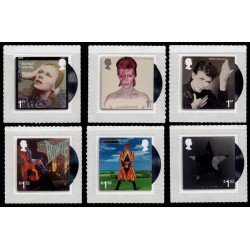 Gran Bretaña 4411/16 2017 Gigantes de la música David Bowie MNH Gran Bretaña 4411/16 2017 Gigantes de la música David Bowie MNH