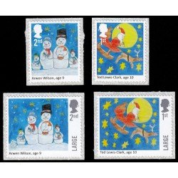 Gran Bretaña 4533/36 2017 Navidad Autoadhesivos MNH Gran Bretaña 4533/36 2017 Navidad Autoadhesivos MNH