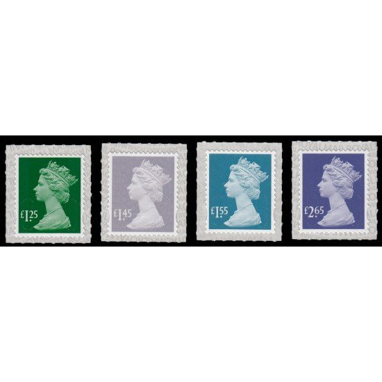 Gran Bretaña 4596/99 2018 Serie Reina Isabel II Autoadhesivos MNH Gran Bretaña 4596/99 2018 Serie Reina Isabel II Autoadhesivos MNH