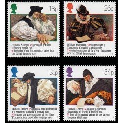 Gran Bretaña 1303/06 1988 Primeras traducciones de la Biblia al galés MNH Gran Bretaña 1303/06 1988 Primeras traducciones de la Biblia al galés MNH