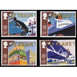 Gran Bretaña 13111/14 1988 Medios de Transporte y Comunicación MNH Gran Bretaña 13111/14 1988 Medios de Transporte y Comunicación MNH
