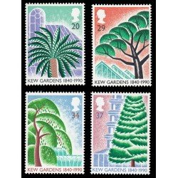 Gran Bretaña 1464/67 1990 150 Aniv. de los jardines de Kew MNH Gran Bretaña 1464/67 1990 150 Aniv. de los jardines de Kew MNH