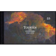 Gran Bretaña 1638 C1638 1992 Cent. nacimiento de Tolkien Carnet de prestigio MNH