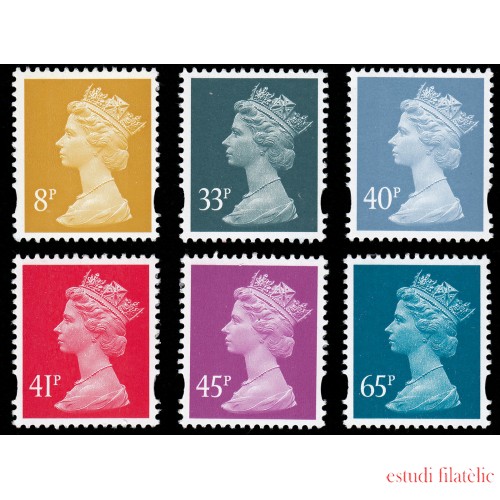 Gran Bretaña 2170/75 2000 Serie Reina Isabel II MNH