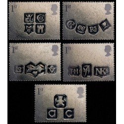 Gran Bretaña 2221/25 2001 Sellos de Deseos MNH Gran Bretaña 2221/25 2001 Sellos de Deseos MNH