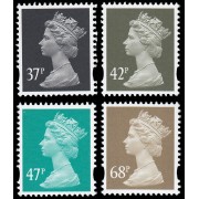 Gran Bretaña 2342/45 2002 Serie Reina Isabel II MNH